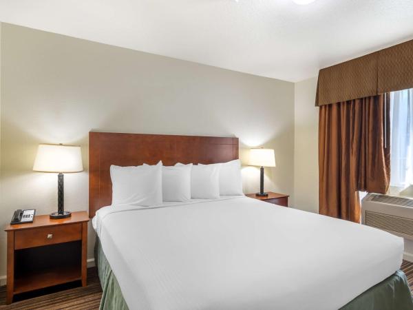 Best Western Capital City Inn : photo 1 de la chambre suite lit king-size avec cheminée