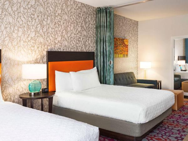 Home2 Suites by Hilton Albuquerque Downtown/University : photo 1 de la chambre studio avec 2 lits queen-size - non-fumeurs
