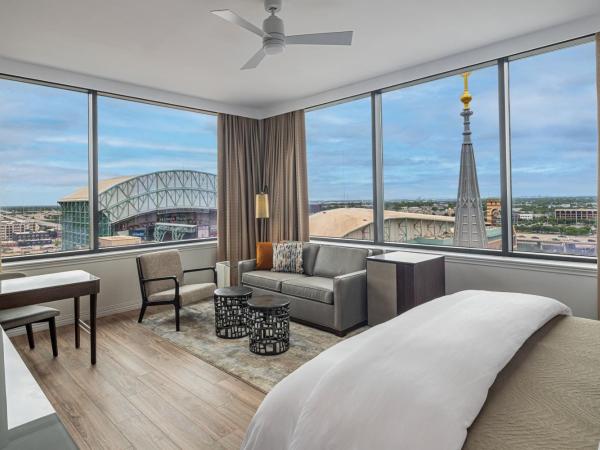 The Westin Houston Downtown : photo 2 de la chambre suite d’angle 1 chambre lit king-size avec canapé-lit