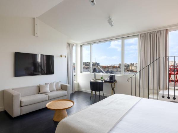 Hotel Astra Opera - Astotel : photo 4 de la chambre chambre privilège - terrasse tour eiffel