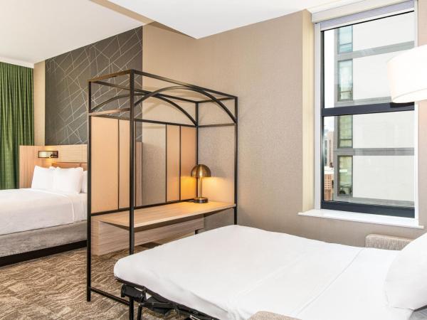 SpringHill Suites by Marriott Baltimore Downtown Convention Center Area : photo 4 de la chambre suite lit king-size avec canapé-lit