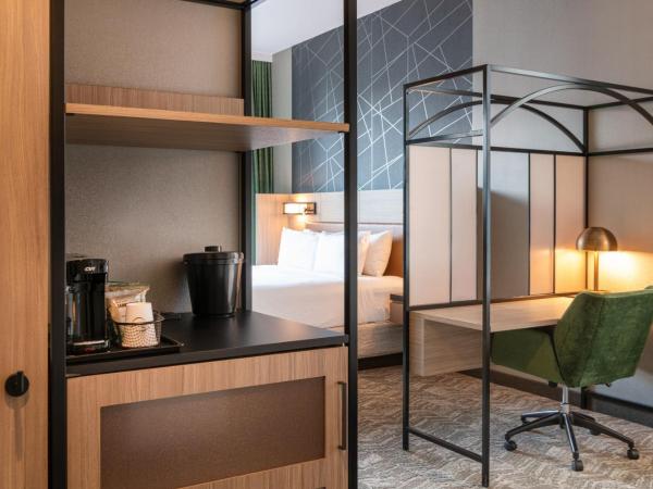 SpringHill Suites by Marriott Baltimore Downtown Convention Center Area : photo 8 de la chambre suite lit king-size avec canapé-lit