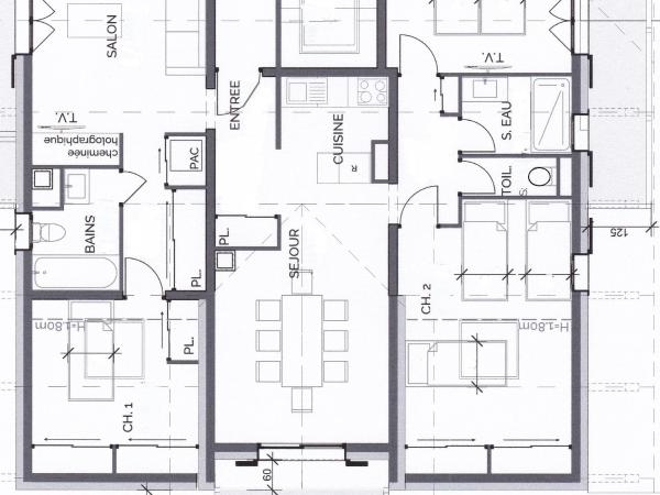Résidence Frond'Neige : photo 6 de la chambre appartement 3 chambres