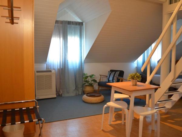 Hotel des Alpes : photo 5 de la chambre studio duplex avec terrasse