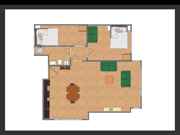 Soho Boho Apartments - with sunny rooftop terrace and fiber optic internet : photo 2 de la chambre appartement