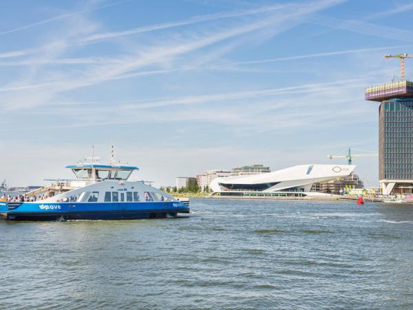 Houseboat studio with canalview and free bikes : photo 8 de la chambre appartement en duplex