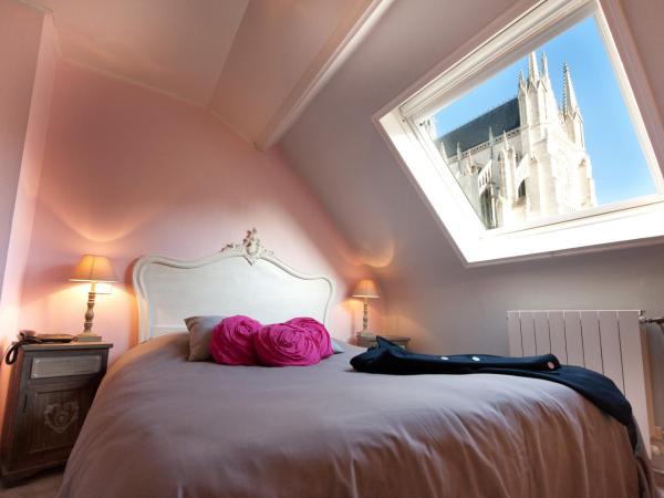 Hotel Le Prieuré et La Résidence : photo 1 de la chambre chambre double avec vue sur la cathédrale