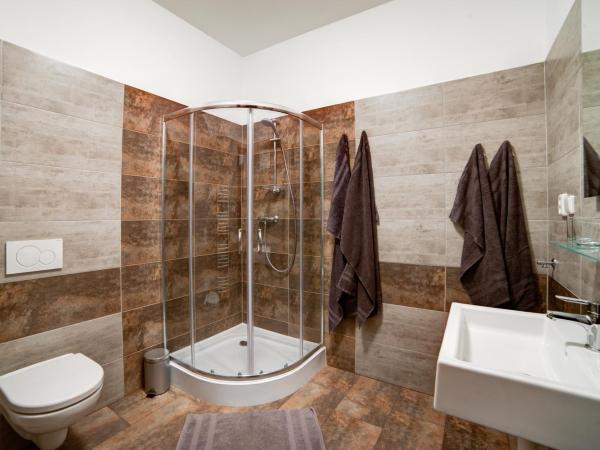 Penzion Královská Cesta : photo 4 de la chambre chambre double ou lits jumeaux avec salle de bains privative