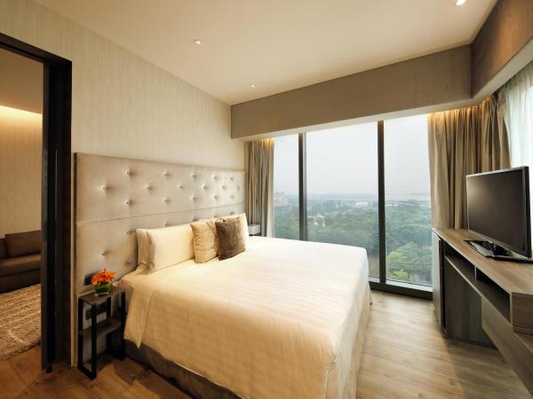 Pan Pacific Serviced Suites Beach Road, Singapore : photo 4 de la chambre appartement 1 chambre premium - vue sur ville