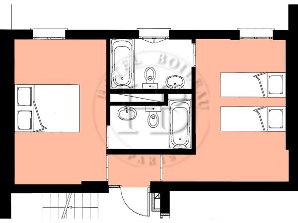 Hotel Boileau : photo 4 de la chambre suite familiale