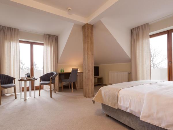 Zamek Księża Góra : photo 4 de la chambre chambre deluxe double ou lits jumeaux