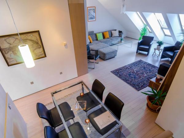 Anabelle Bed and Budapest : photo 2 de la chambre penthouse (indépendant)