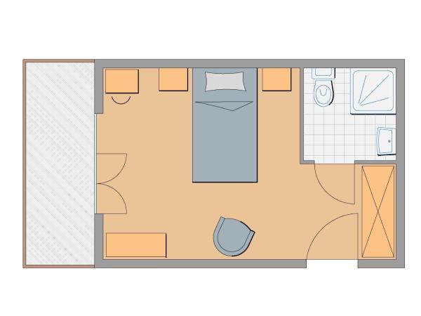 Hotel Cabana : photo 9 de la chambre chambre double standard holunder