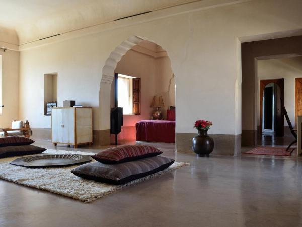 Ksar Char-Bagh Small Luxury Hotels : photo 7 de la chambre grande suite harim avec terrasse privée