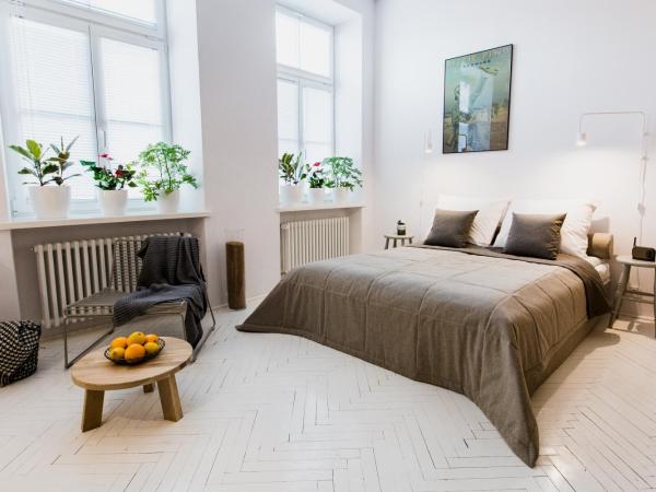 Apartamenty Browar Perła - Perła Brewery Apartments : photo 6 de la chambre studio avec vue sur la ville