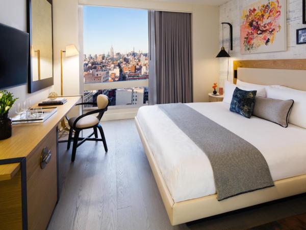 Hotel 50 Bowery, part of JdV by Hyatt : photo 2 de la chambre chambre lit king-size - vue sur ville