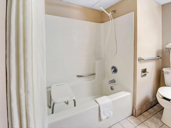 Super 8 by Wyndham Indianapolis Emerson : photo 2 de la chambre chambre lit queen-size pour personnes à mobilité réduite - non-fumeurs