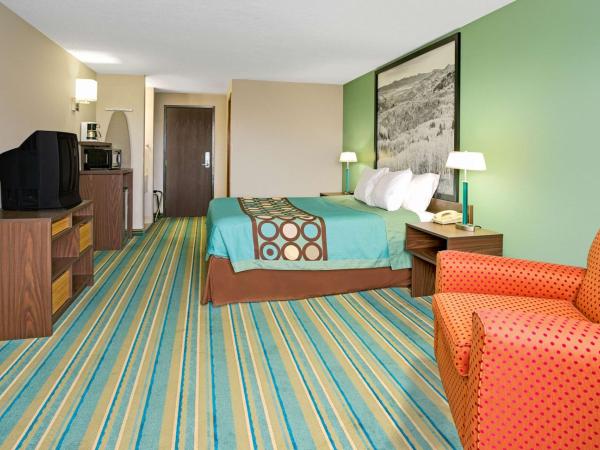 Super 8 by Wyndham Denver Stapleton : photo 3 de la chambre chambre lit king-size - fumeurs 