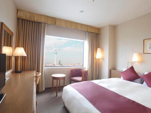 Dai-ichi Hotel Ryogoku : photo 5 de la chambre chambre double premium - vue sur skytree - non-fumeurs