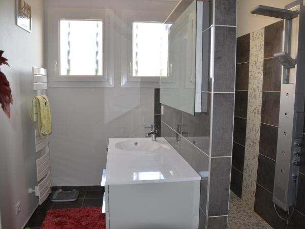 Chambre D'hôtes Et Spa : photo 7 de la chambre chambre double ou lits jumeaux - vue sur jardin