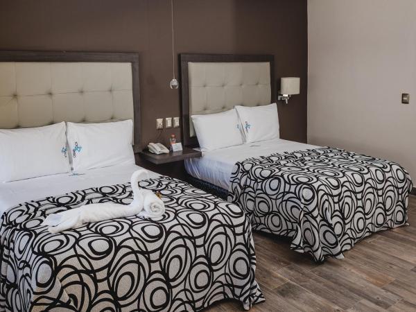 Hotel Flamingo Merida : photo 8 de la chambre chambre double standard avec 2 lits doubles