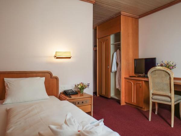 Thermal Hotels & Walliser Alpentherme Leukerbad : photo 1 de la chambre chambre simple maison blanche
