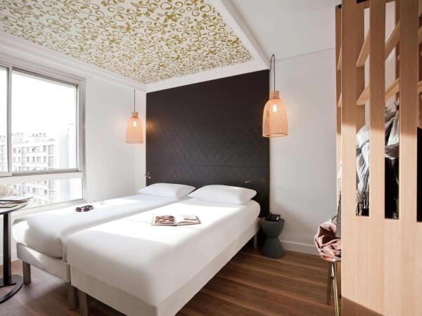 ibis Styles Paris Buttes Chaumont : photo 10 de la chambre chambre lits jumeaux