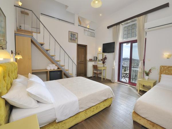 Dryades & Orion Hotel : photo 1 de la chambre chambre familiale - vue sur acropole