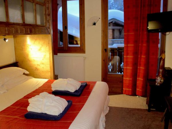 Hôtel et Chalet Au Coin Du Feu Chilly Powder : photo 10 de la chambre chambre familiale classique