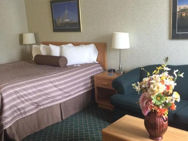 Travelodge by Wyndham Winnipeg East : photo 3 de la chambre chambre lit king-size pour personnes à mobilité réduite - non-fumeurs