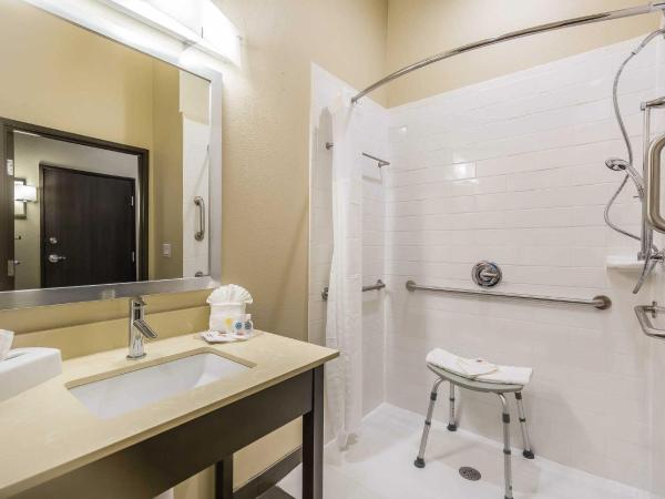 Comfort Suites Near Sam Houston Race Park : photo 9 de la chambre suite avec lit king-size pour personnes à mobilité réduite - non-fumeurs