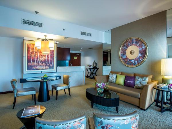 Dusit Thani Dubai : photo 2 de la chambre appartement 2 chambres lit king-size - vue sur burj khalifa