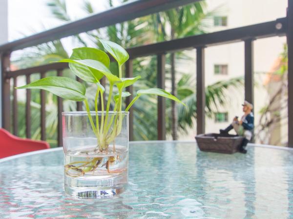 Sanya Passion fruit Inn : photo 5 de la chambre chambre lits jumeaux avec balcon