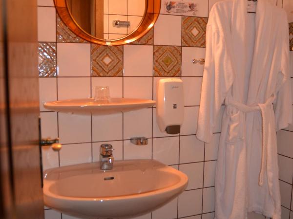 Hotel Waldersee : photo 3 de la chambre chambre simple avec toilettes et salle de bains commune