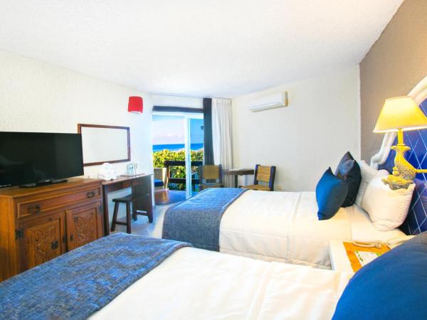 Casa del Mar Cozumel Hotel & Dive Resort : photo 2 de la chambre chambre avec balcon et petit réfrigérateur - vue sur océan