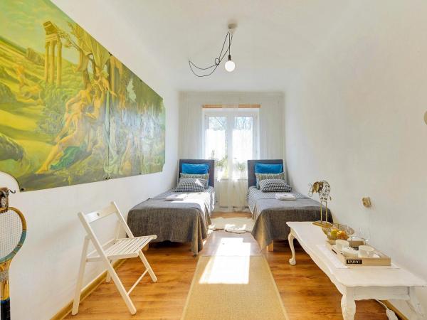 Kamienica Gdynia hotelowe komfortowe łóżka, plaża Orłowo molo : photo 4 de la chambre chambre double