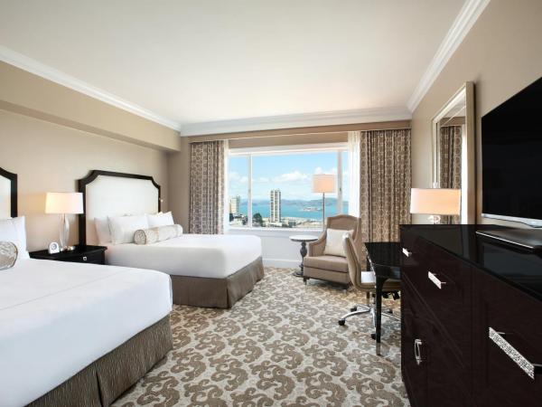 Fairmont San Francisco : photo 2 de la chambre chambre signature avec 2 lits queen-size - vue sur baie