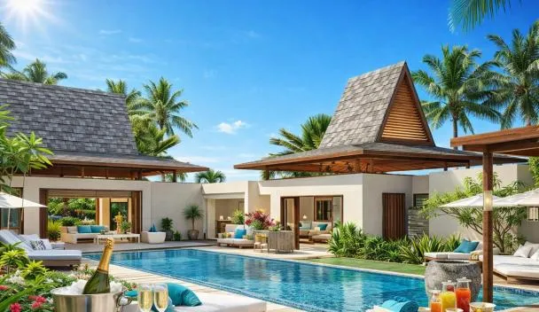 Jacaranda Pool Villas with Maritim 5 Star Beach Resort access ...
