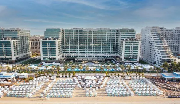 Hilton Dubai Palm Jumeirah resort on Palm West Beach