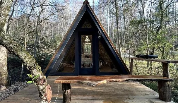 Image result for Secluded Off-Grid Cabin Retreat with Fire Pit & Sauna in Zirconia ...