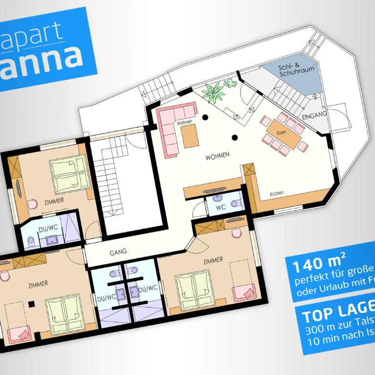 Apart Trisanna - Apartment mit 3 Schlafzimmern - 16