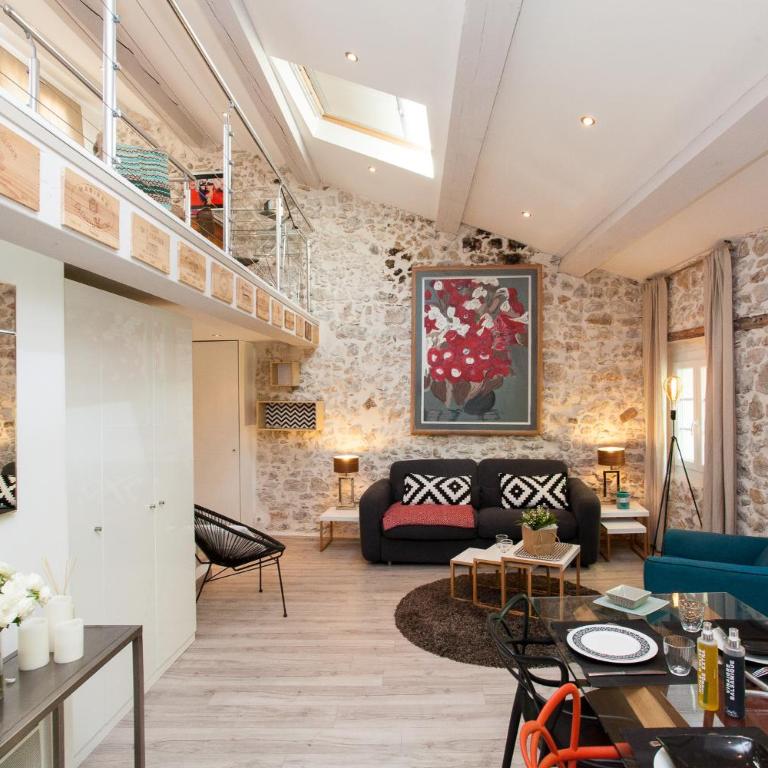 Superbe appartement loft vieil Antibes - Appartement 1 Chambre - 1