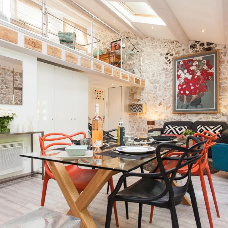 Superbe appartement loft vieil Antibes - Appartement 1 Chambre - 20
