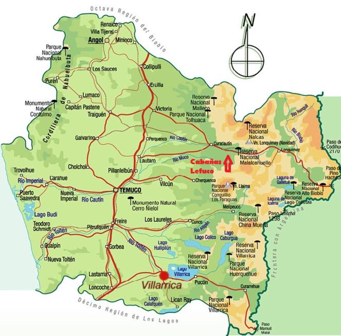 Cabañas & Hostal Lefuco - Three-Bedroom Chalet - 15