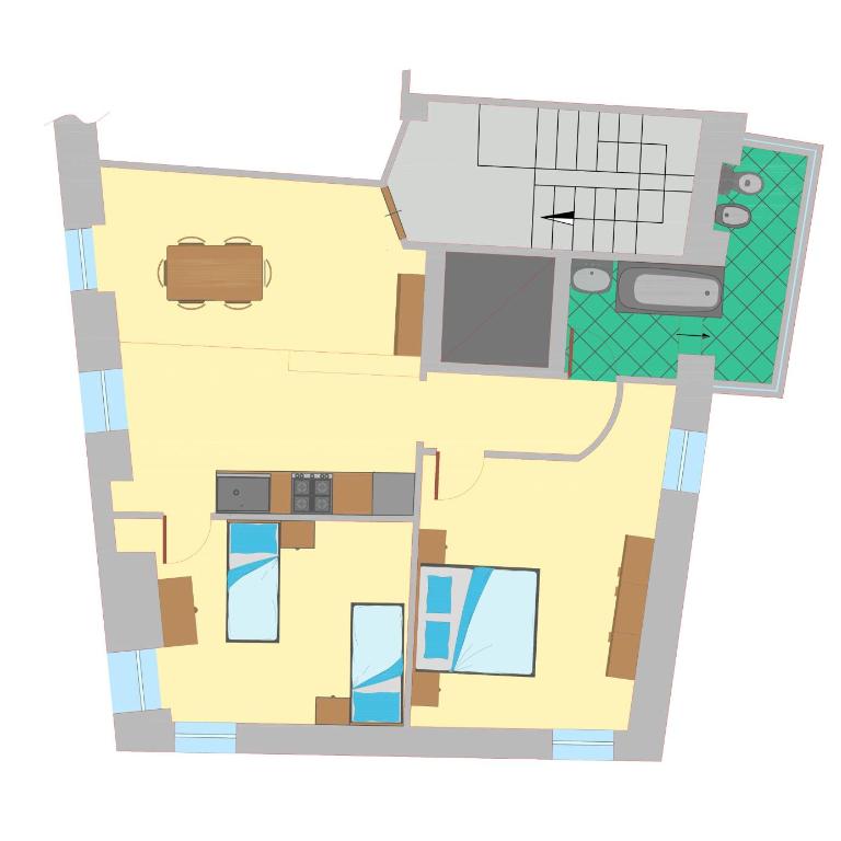 Anfite Apartments Aleardi - Appartamento con 2 Camere da Letto - 1