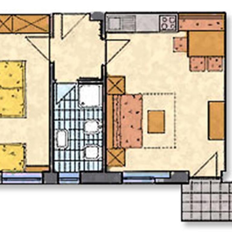 Residence Sporting - Appartamento con 1 Camera da Letto (4 Adulti) - 7
