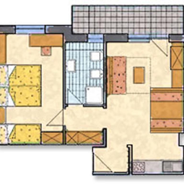 Residence Sporting - Appartamento con 1 Camera da Letto (4 Adulti) - 6