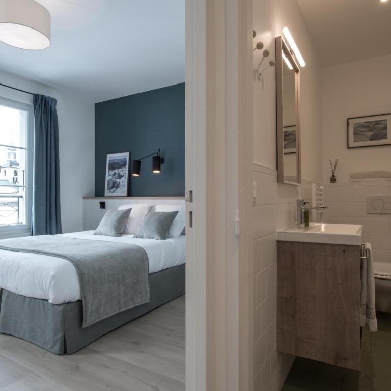 Le Génépy - Appart'hôtel de Charme - Appartement Supérieur 1 Chambre avec Balcon - Vue sur Montagne - 9