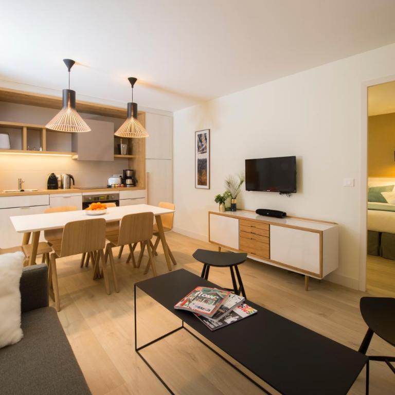 Le Génépy - Appart'hôtel de Charme - Appartement Familial 2 Chambres avec Balcon - Vue sur Mont Blanc - 6