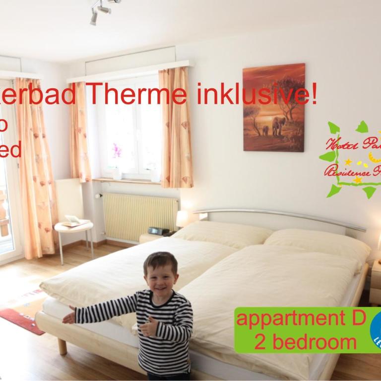 Hotel Paradis-Leukerbad-Therme - Apartment mit 3 Schlafzimmern und Balkon - 5